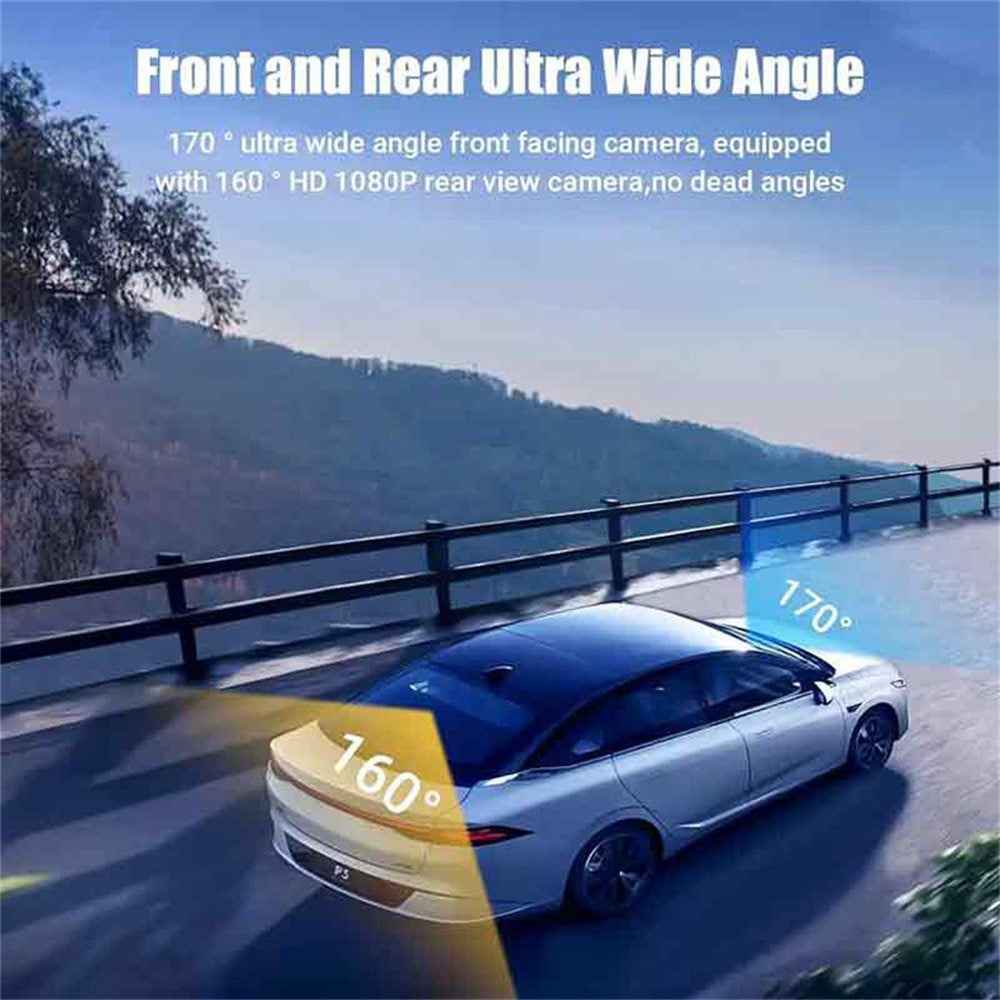 4 Lens Dash Cam 1080P HD Car DVR Video Recorder Multi Channel Front / Rear / Side View for Vehicle Security