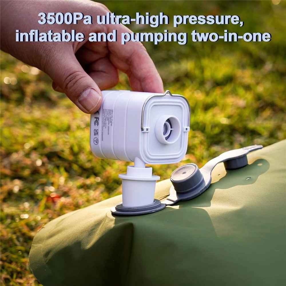 H9728 Portable Wireless Air Pump 35W 3.5kPa Rechargeable Electric Inflator Deflator for Swimming Rings Air Beds