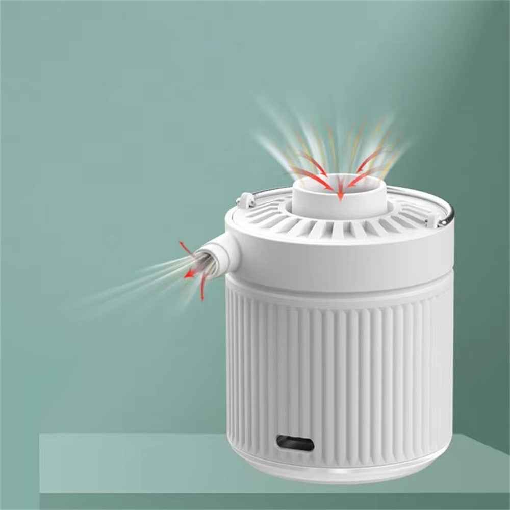 H9726 35W 3.5kPa Mini Electric Inflator with LED Light Portable Wireless Air Pump for Swimming Rings Air Beds