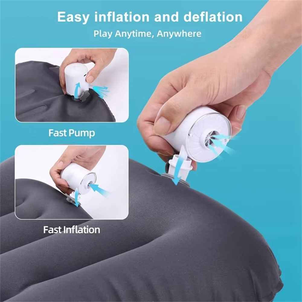 H9725 Portable Wireless Air Pump Rechargeable Electric Inflator Deflator for Swimming Rings / Air Beds