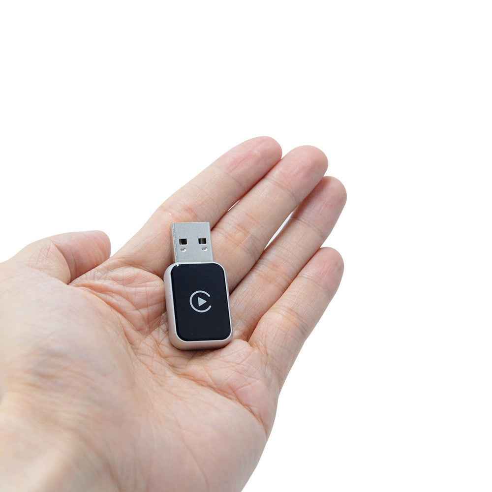 EC02 USB Mini Wired to Wireless CarPlay Box Android Auto 2 in 1 Car Connectivity Box - Black