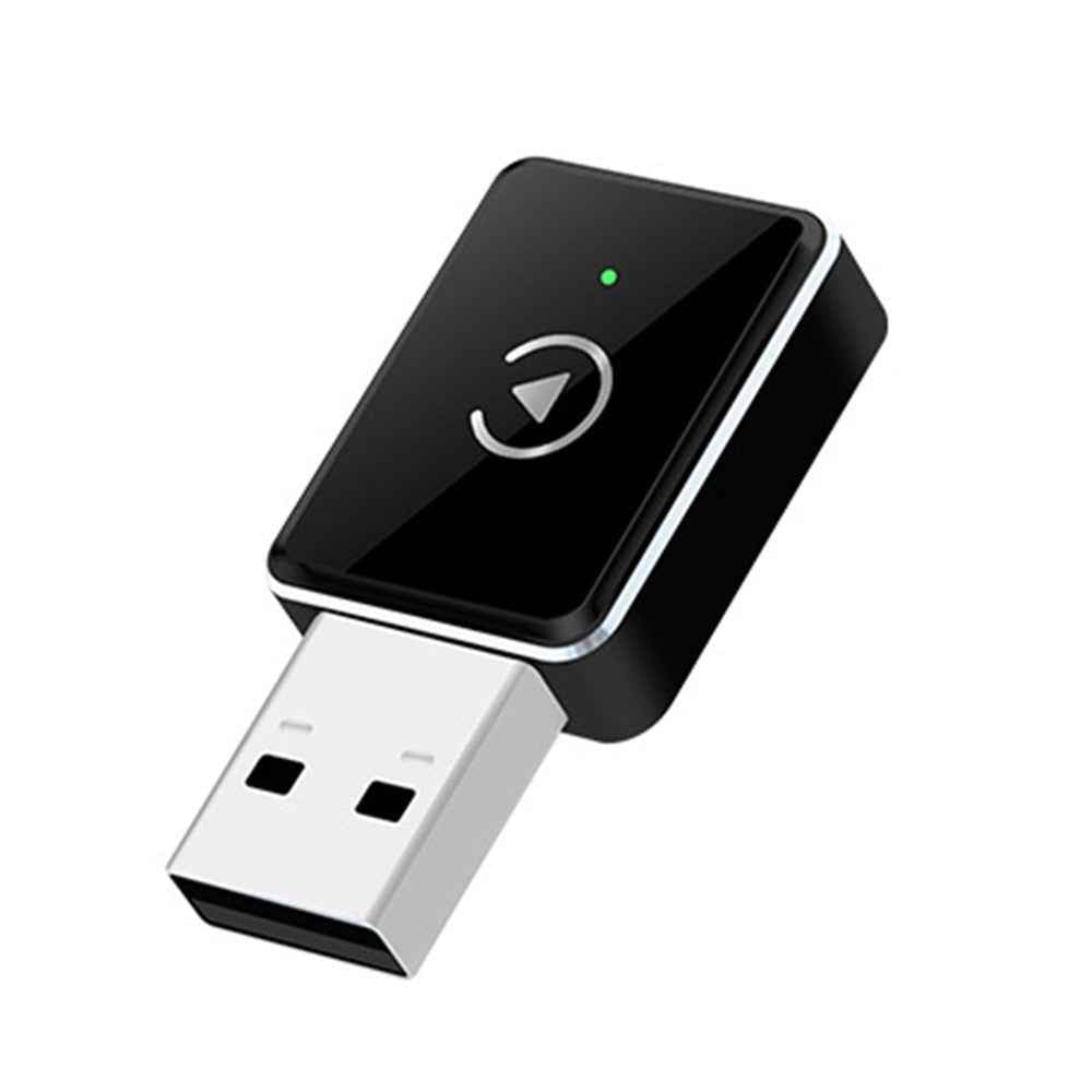 EC02-A USB Mini Wired to Wireless CarPlay Android Auto Adapter 2 in 1 Car Connectivity Box