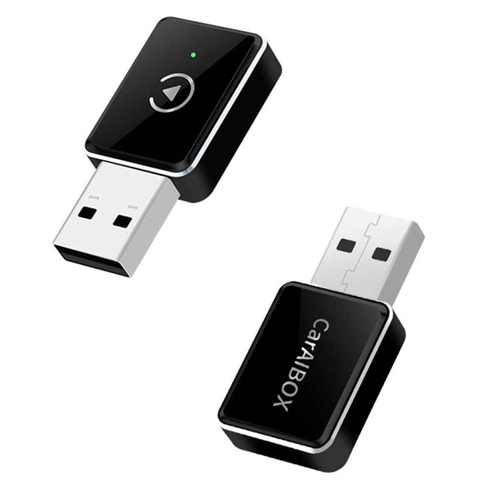EC02-A USB Mini Wired to Wireless CarPlay Android Auto Adapter 2 in 1 Car Connectivity Box
