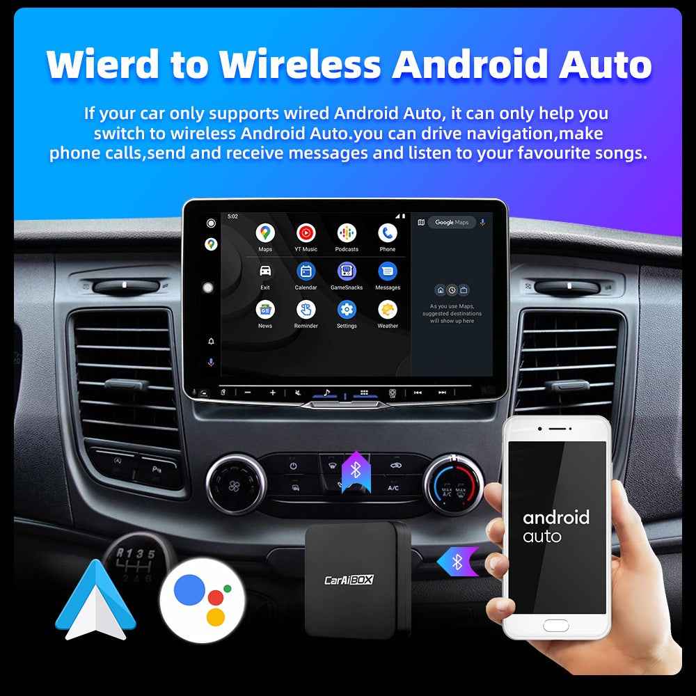 EC04-C Carplay / Android Auto Adapter Wired to Wireless Car Converter Smart Box