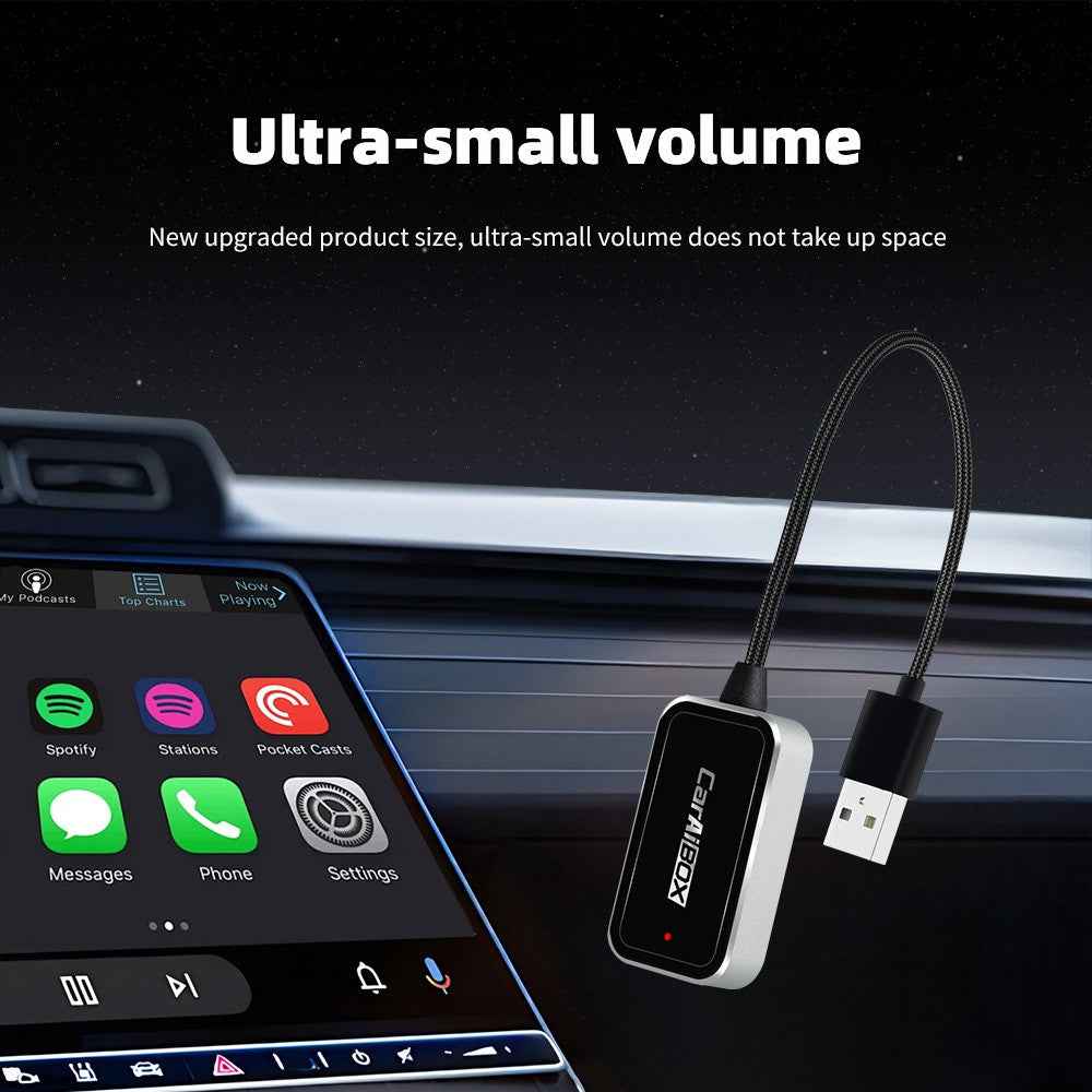EC09-X-C Carplay Android Auto Box 2 in 1 Wired to Wireless Vehicle Connectivity Converter