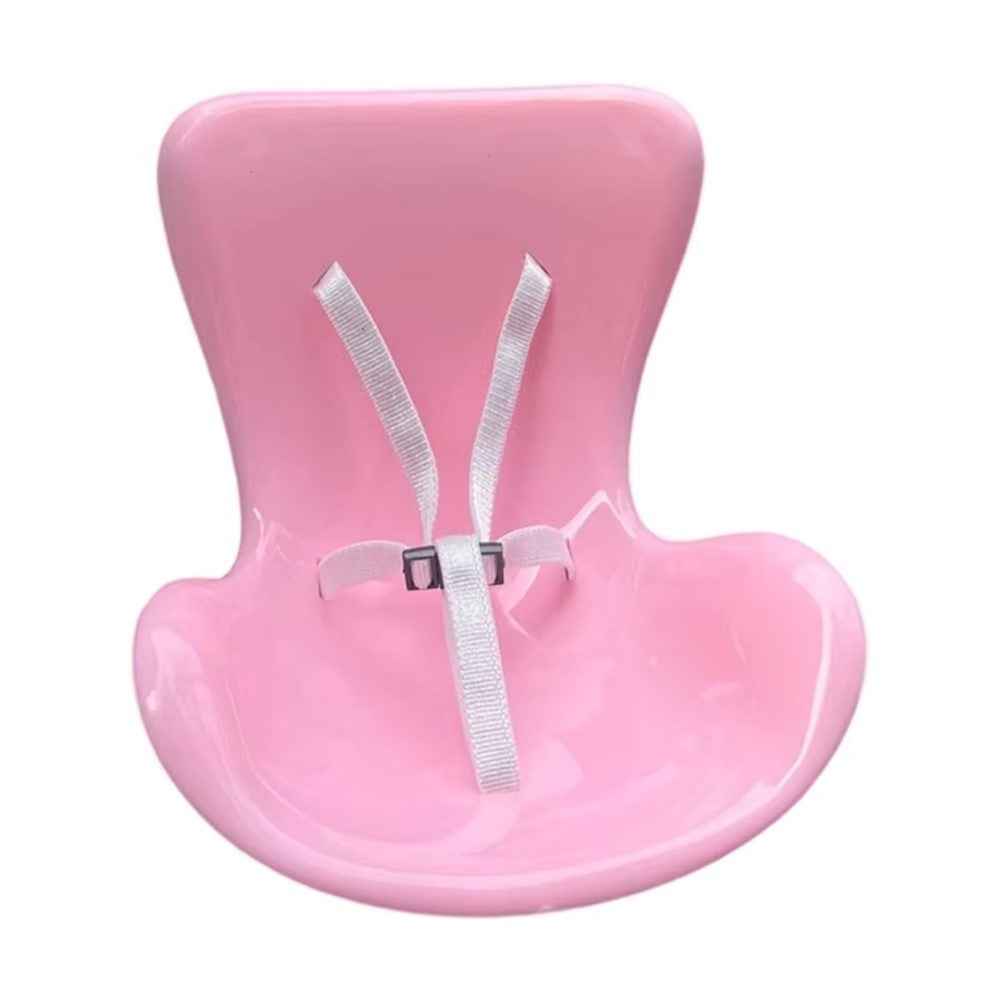 For Labubu Mini Plush Doll Safety Seat Car Air Outlet Mount Ornament Interior Decoration - Pink