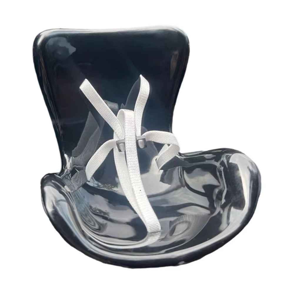 For Labubu Mini Plush Doll Safety Seat Car Air Outlet Mount Ornament Interior Decoration - Black