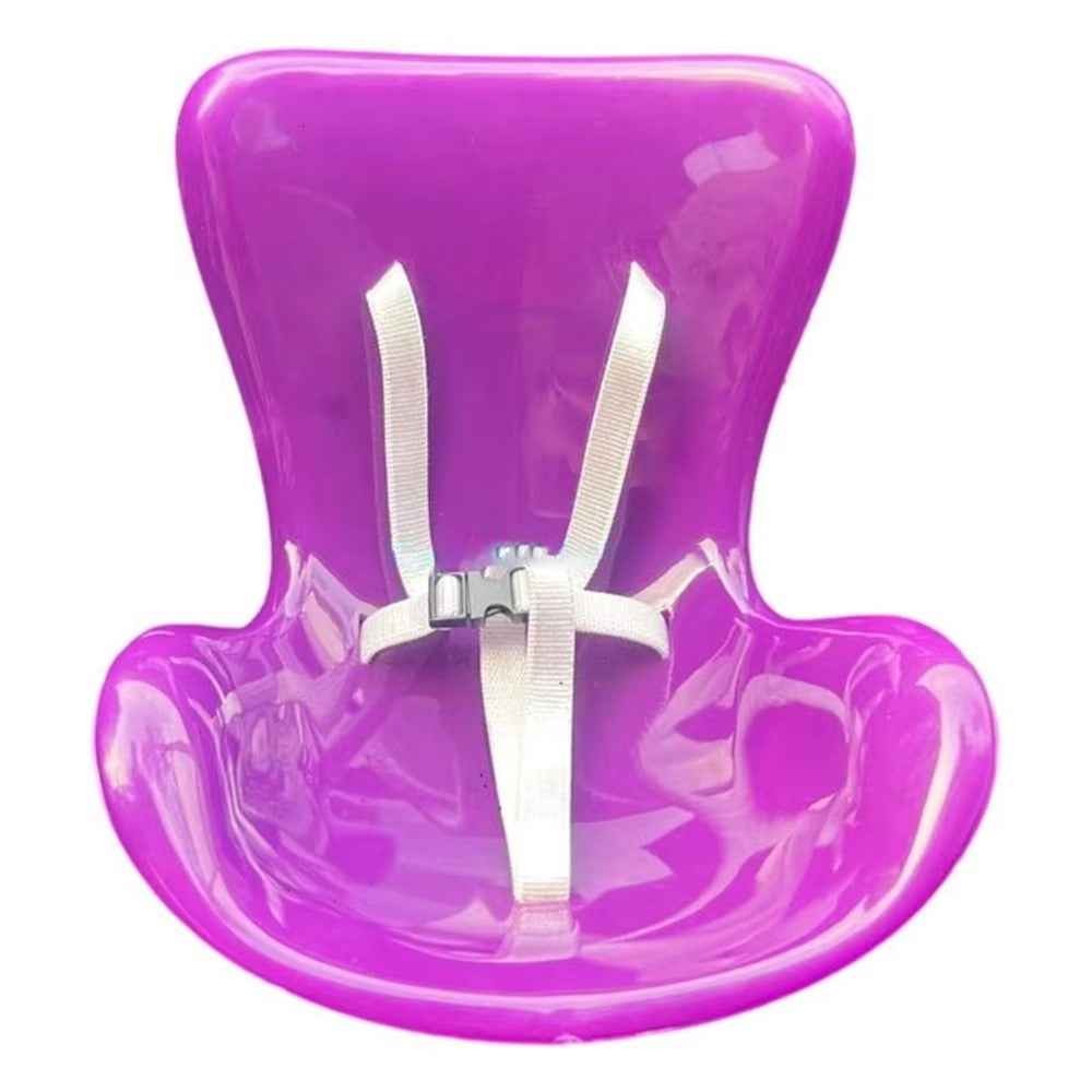 For Labubu Mini Plush Doll Safety Seat Car Air Outlet Mount Ornament Interior Decoration - Purple
