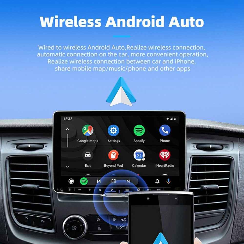 USB Mini Wireless CarPlay Android Auto 2 in 1 Adapter for Built-In Carplay / Android Auto Vehicles