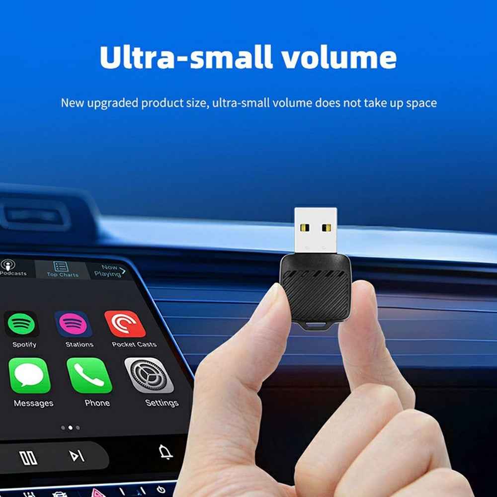 USB Mini Wireless CarPlay Android Auto 2 in 1 Adapter for Built-In Carplay / Android Auto Vehicles