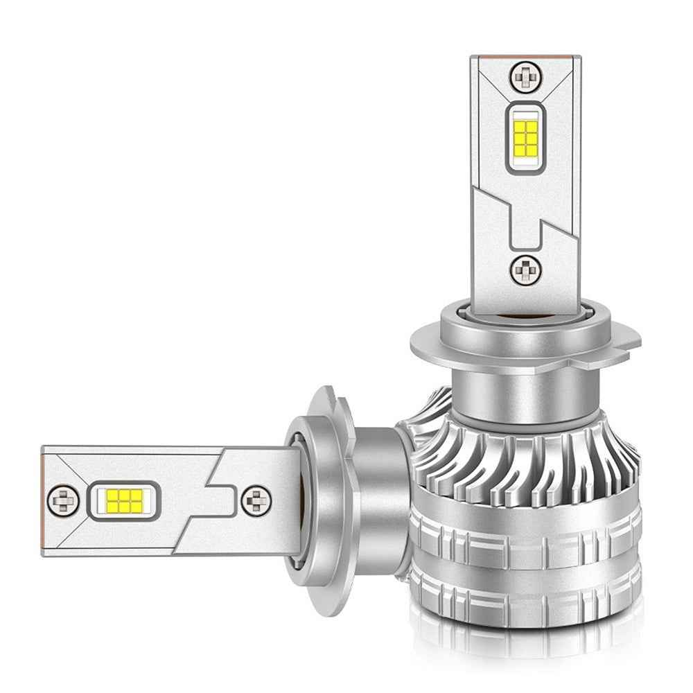 K9S 1 Pair H7 LED Headlight Bulbs 6000K IP68 Waterproof Aluminum Alloy Car Headlamps