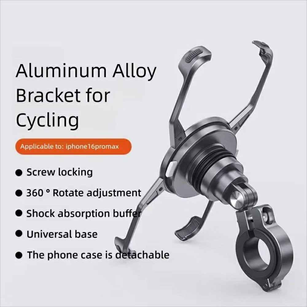 Z10 For iPhone 16 Pro Max Motorcycle Mount Magnetic Phone Holder Anti Shake Cycling Bracket