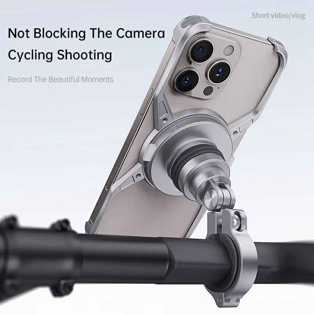 Z10 For iPhone 16 Pro Max Motorcycle Mount Magnetic Phone Holder Anti Shake Cycling Bracket