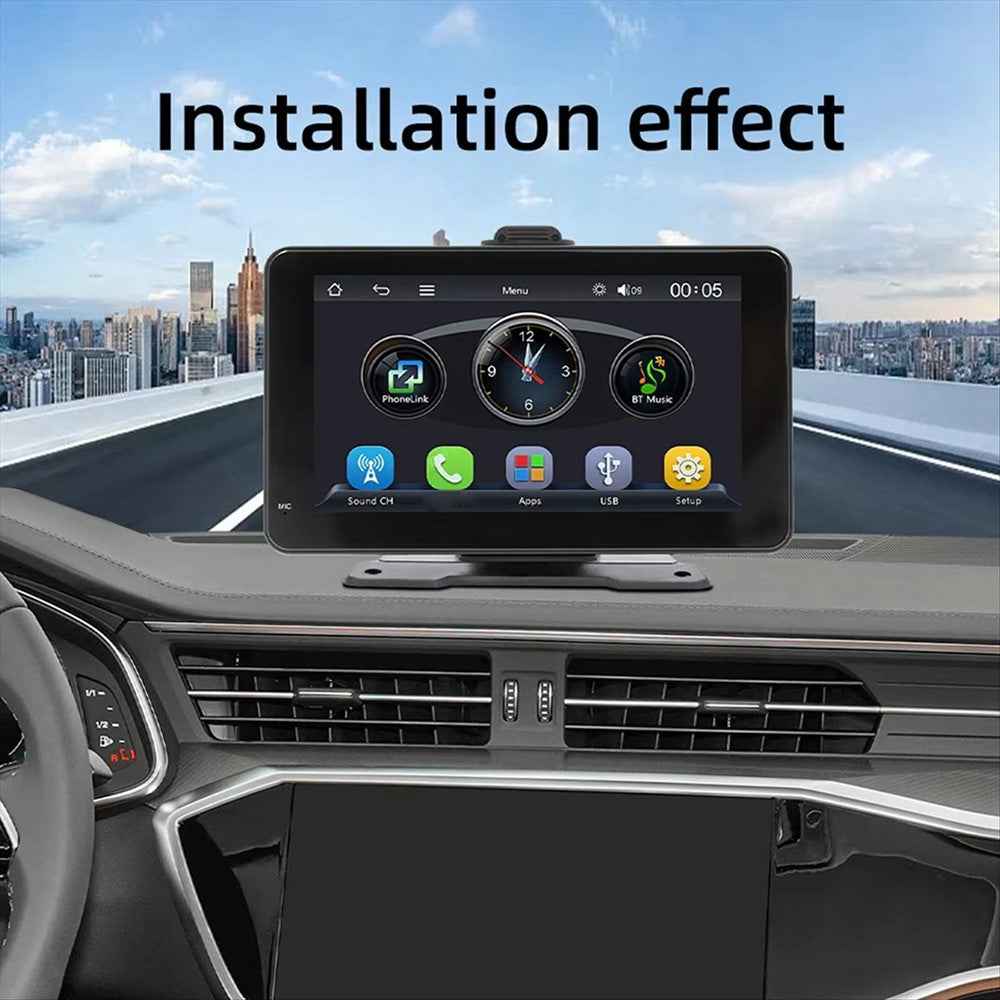B5320R 7 Inch Carplay Car Navigation HD Camera Dash Cam Bluetooth-compatible MP5 Player for Android iPhone