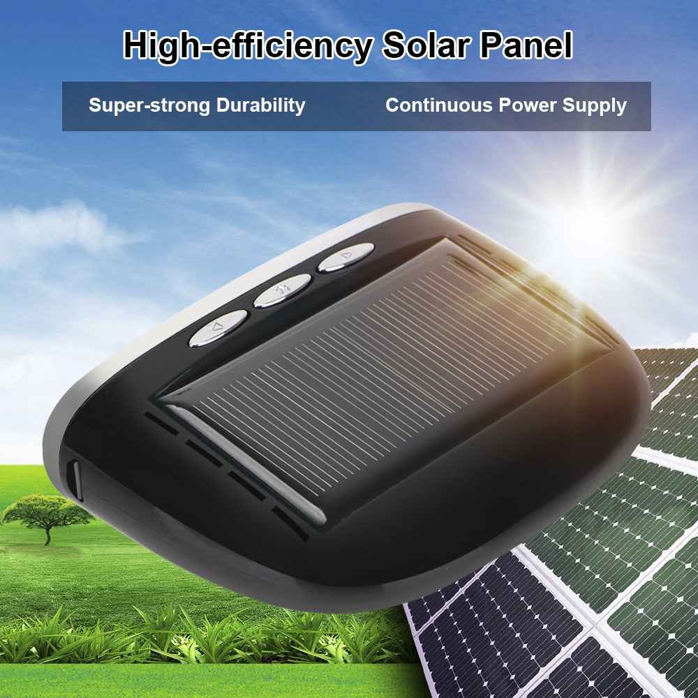 TY07 Solar Powered TPMS Wireless Car Tire Pressure Monitoring System with 4 Internal Sensors