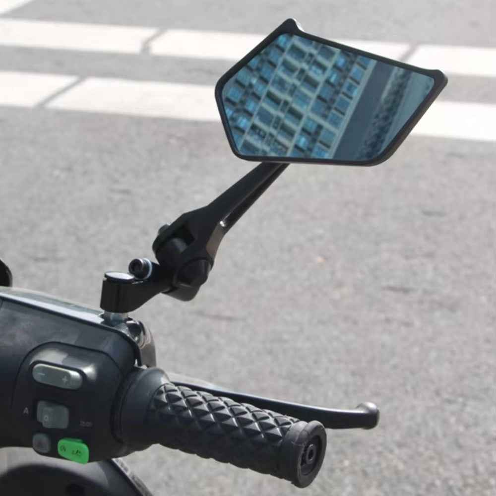 AOS5 1 Pair For Motorcycle Universal Rear View Mirror High Definition Rotatable Side Mirror, Blue