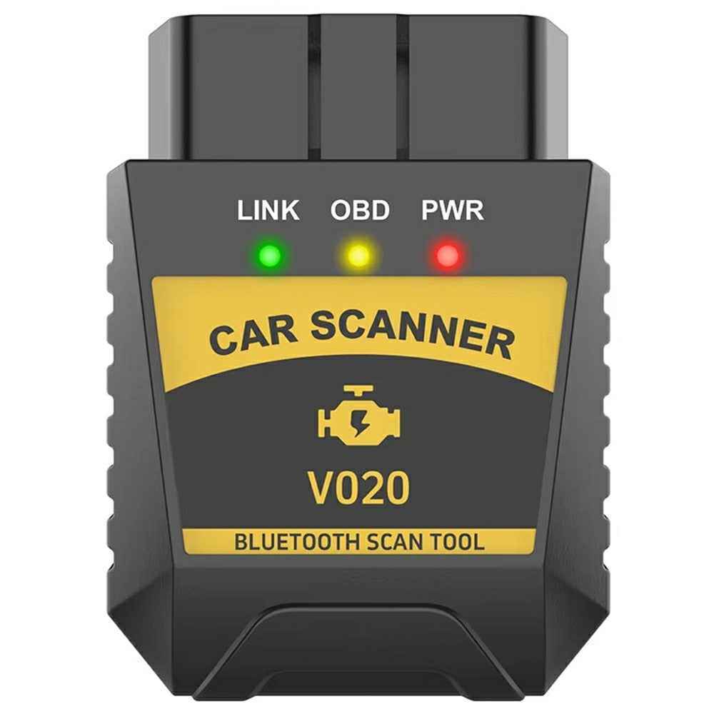 V020 Bluetooth-compatible OBD2 Scanner ELM327 Car Diagnostic Tool Battery Tester Engine Fault Code Reader