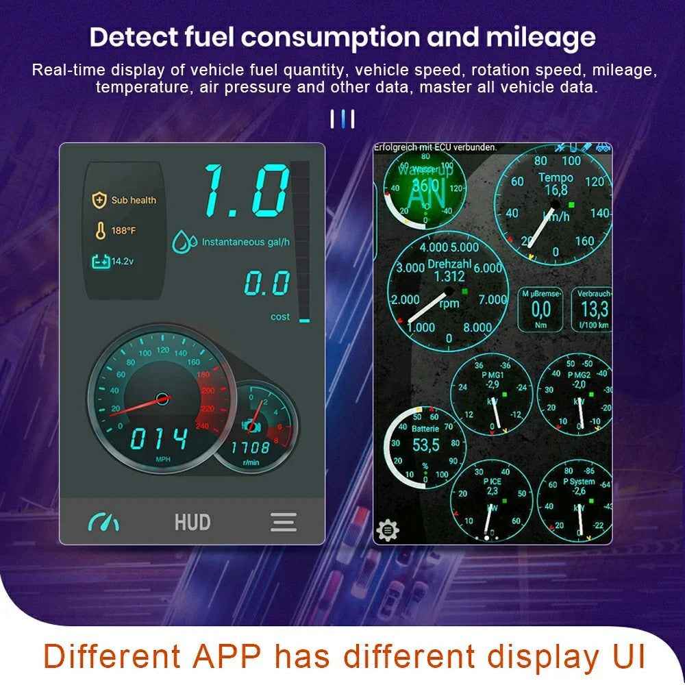 V30 OBD2 Scanner ELM327 Bluetooth-compatible Car Engine Diagnostic Code Reader Support Data Stream