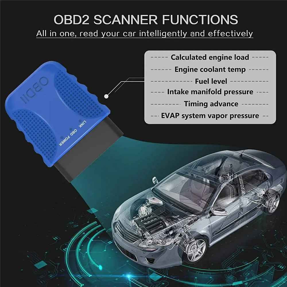 V30 OBD2 Scanner ELM327 Bluetooth-compatible Car Engine Diagnostic Code Reader Support Data Stream