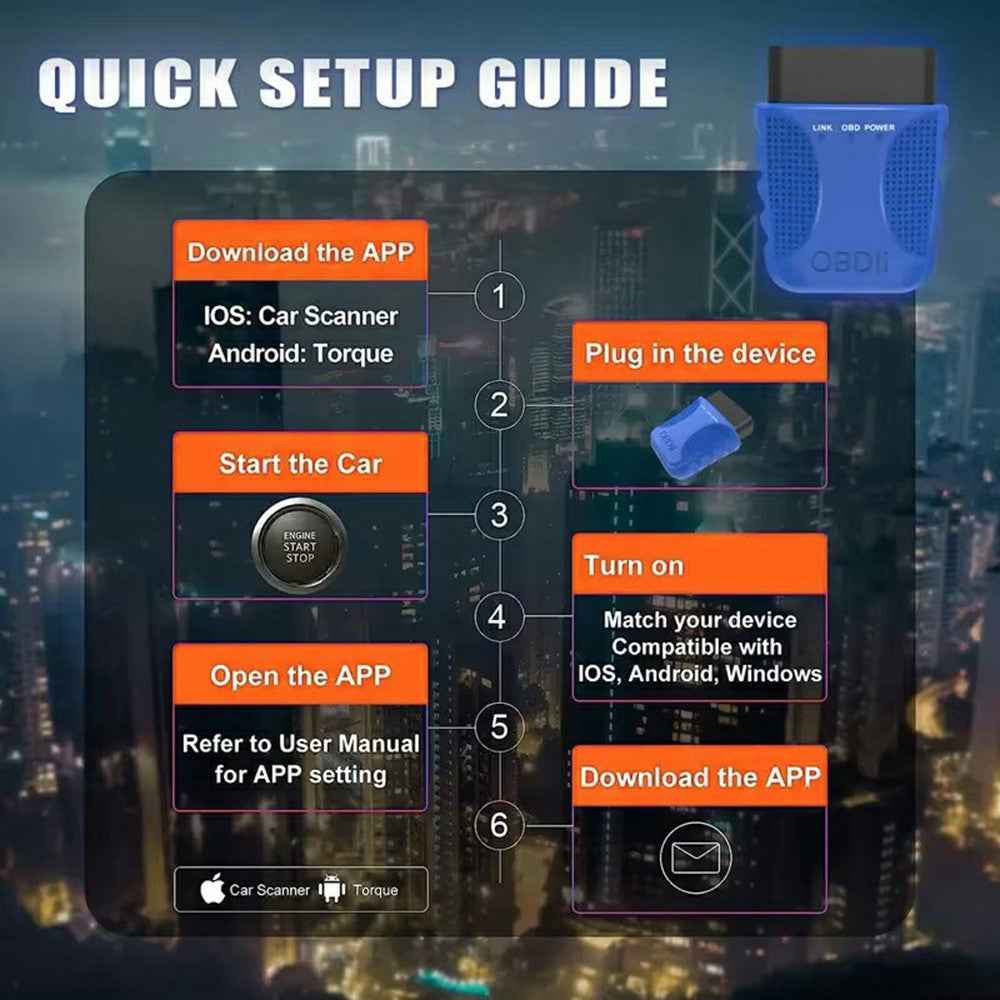 V30 OBD2 Scanner ELM327 Bluetooth-compatible Car Engine Diagnostic Code Reader Support Data Stream