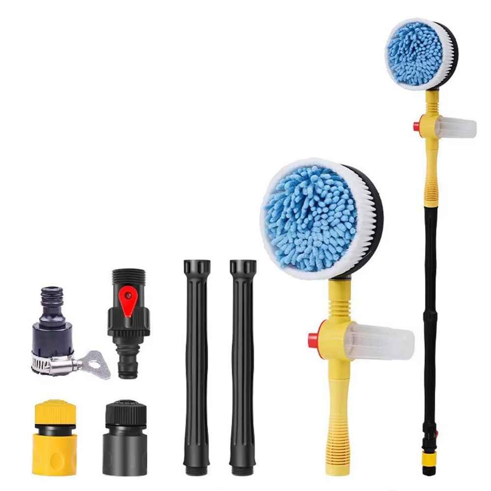 Soft Chenille Car Wash Brush Long Handle Rotary Mop Automatic Foam Cleaner High Pressure Washing Kit