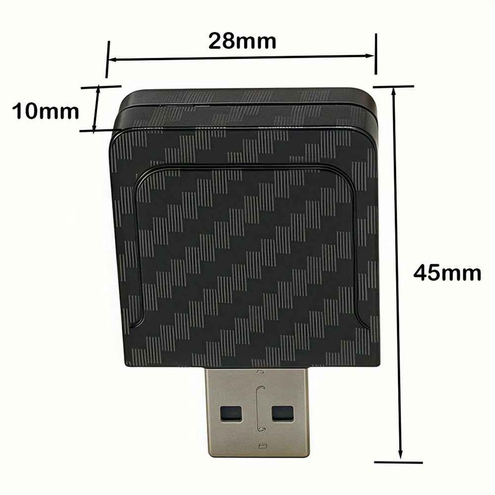 CP510 2 in 1 Wireless CarPlay Android Auto Adapter Plug and Play WiFi Fast Connect Smart Dongle