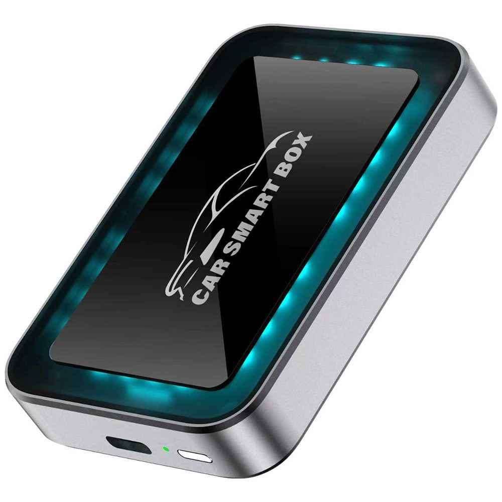 2 in 1 AI Box CarPlay Android Auto Wireless Car Upgrade Adapter Support Navigation Music HD Mirroring