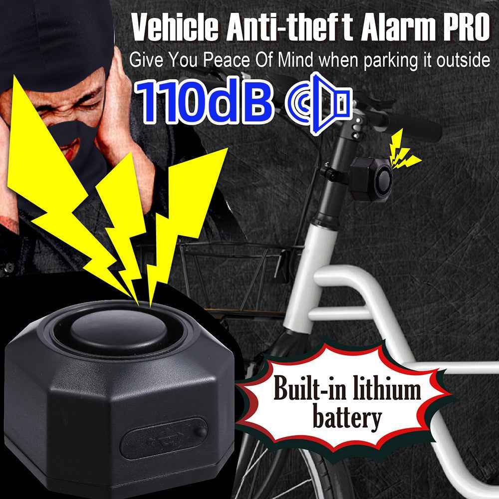 SF32 Waterproof Motorcycle Anti Theft Alarm USB Rechargeable Wireless Bicycle Alarm System with Remote