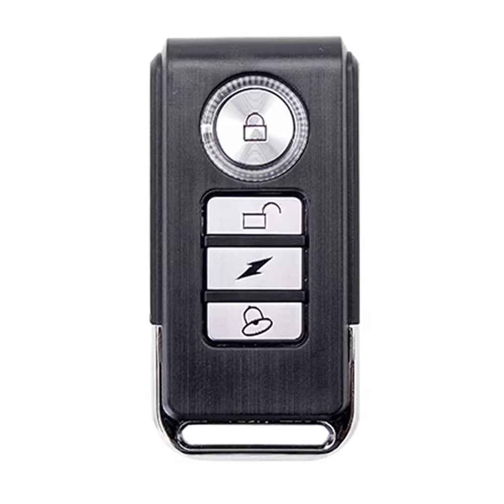 SF22R+03C Wireless Anti Theft Alarm System for Motorcycle Bicycle Remote Control Vibration Detection Device