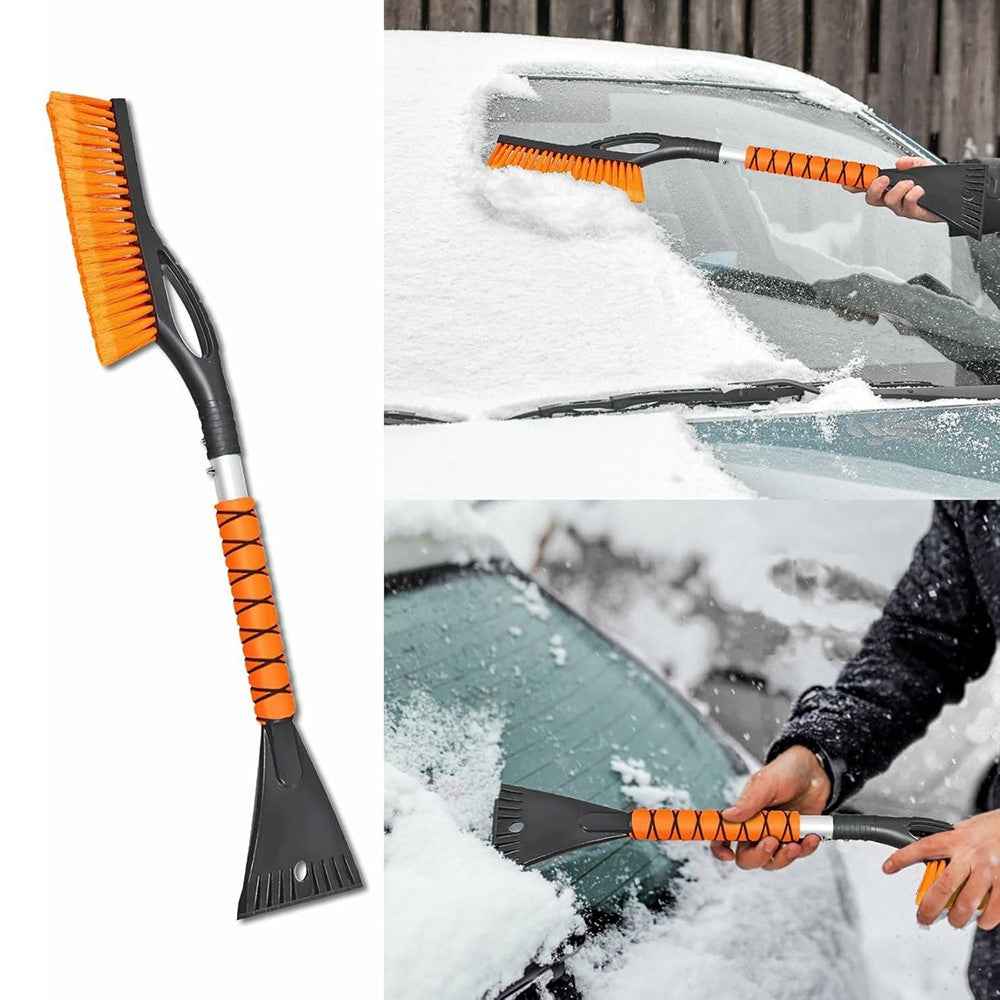 ST-3910 2 in 1 Detachable Car Snow Brush Ice Scraper Winter Windshield Cleaner for Vehicles