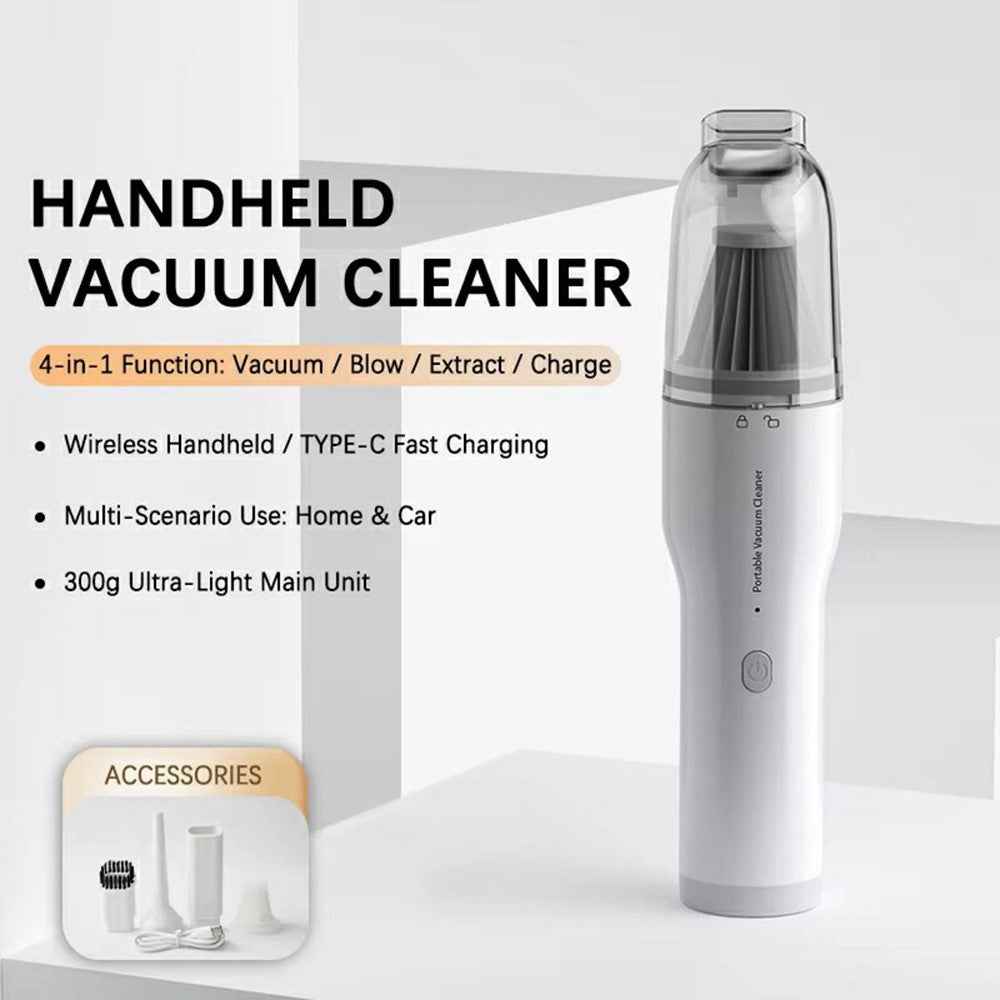 Portable Wireless Handheld Vacuum Cleaner Metal Filter High Power Suction Blower for Car Home