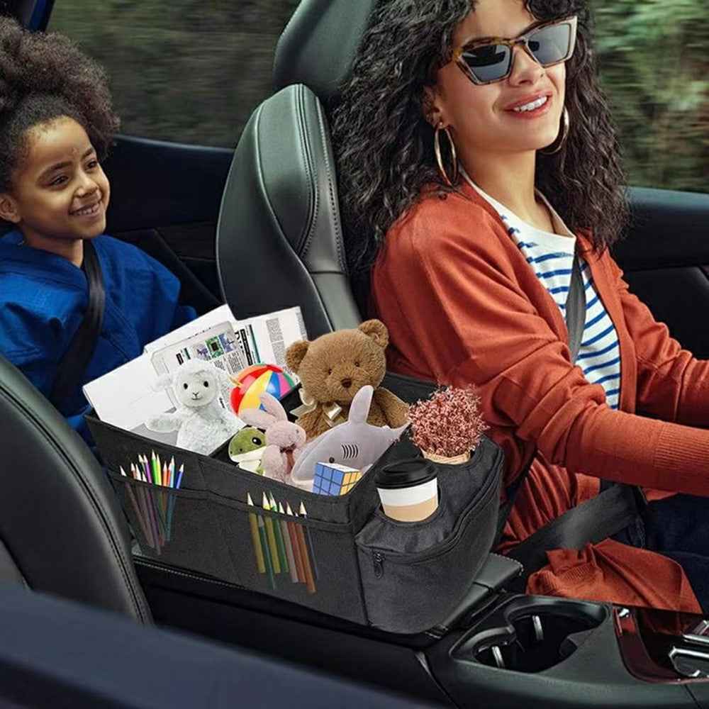 Multi Pocket Car Trunk Organizer Large Capacity Foldable 600D Oxford Fabric Storage Box