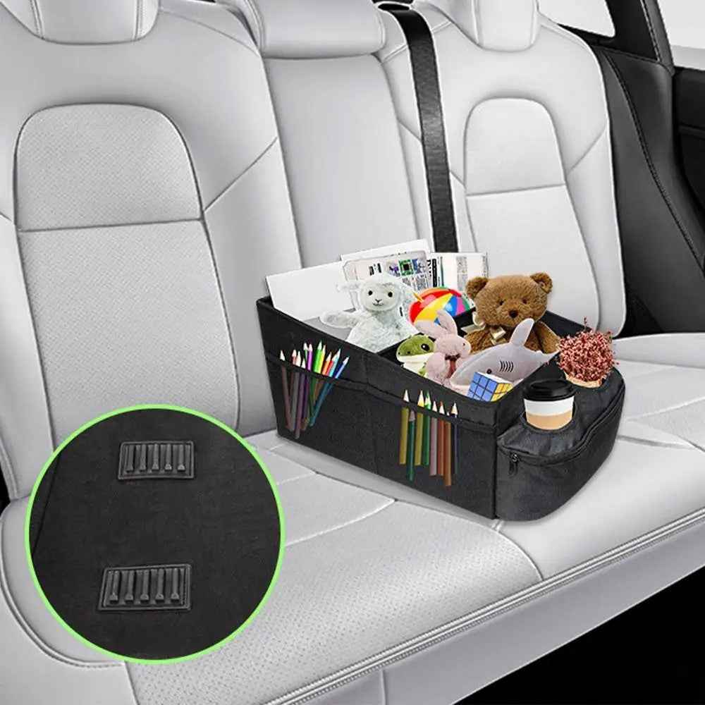 Multi Pocket Car Trunk Organizer Large Capacity Foldable 600D Oxford Fabric Storage Box
