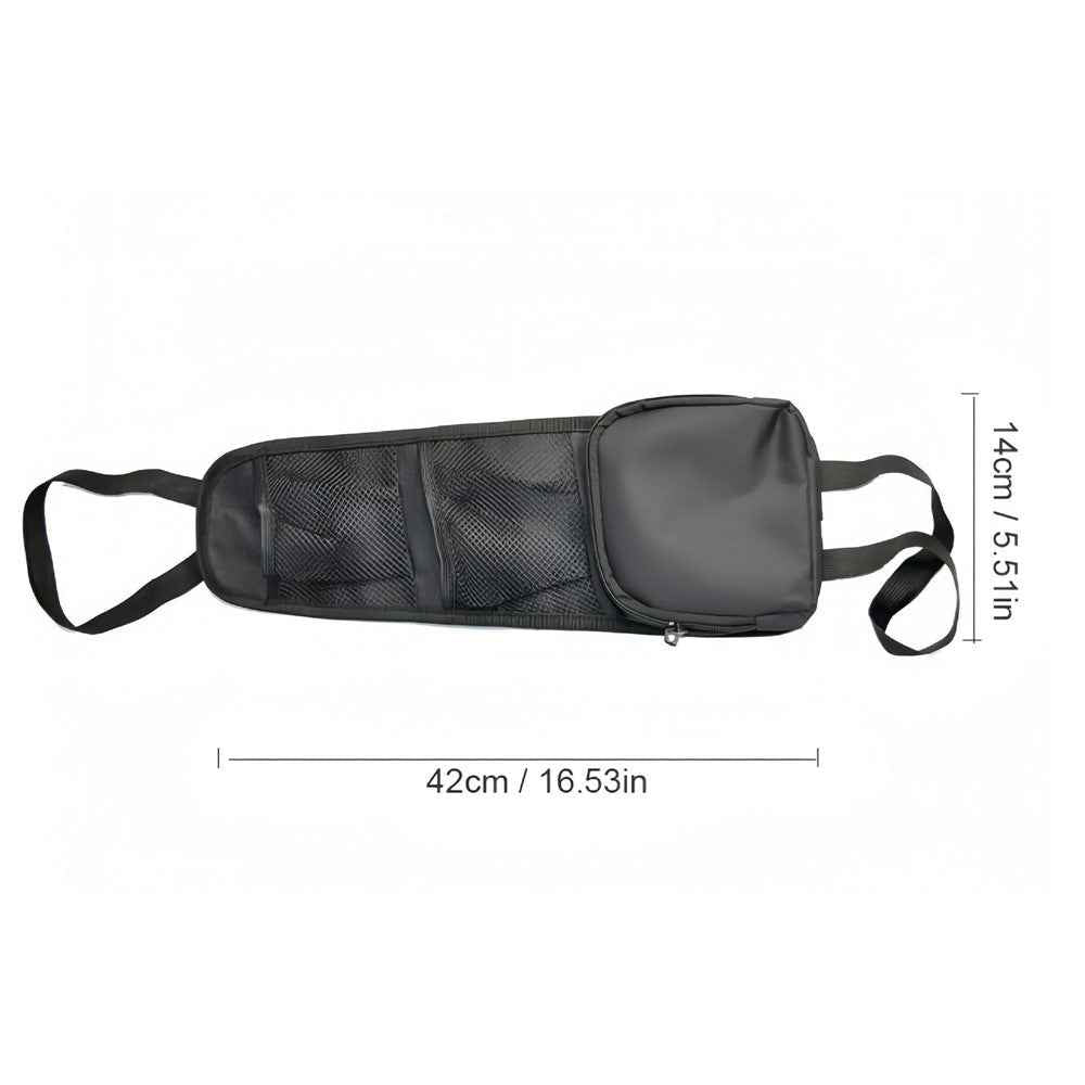 Car Seat Side Storage Organizer Waterproof Multi-Pocket Hanging Bag for Map Water Bottle Umbrella