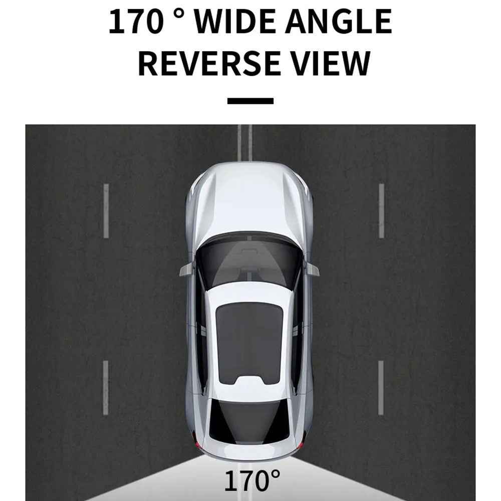 European License Plate Frame with 12-LED Night Vision AHD 1080P Wide Angle Car Rear View Camera for Reverse Parking