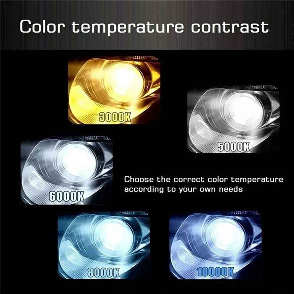 D3S 2Pcs 4300K Car Headlight Ultra Bright Xenon Bulb High Focus IP68 Waterproof HID Lamp