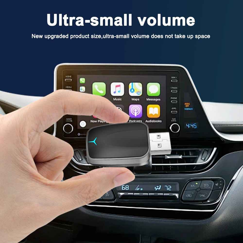 M34 2 in 1 AI Box Wireless Car Adapter for Upgrading Wired CarPlay  /  Android Auto to Wireless Compatible With Built-in CarPlay  /  Android Auto Vehicles