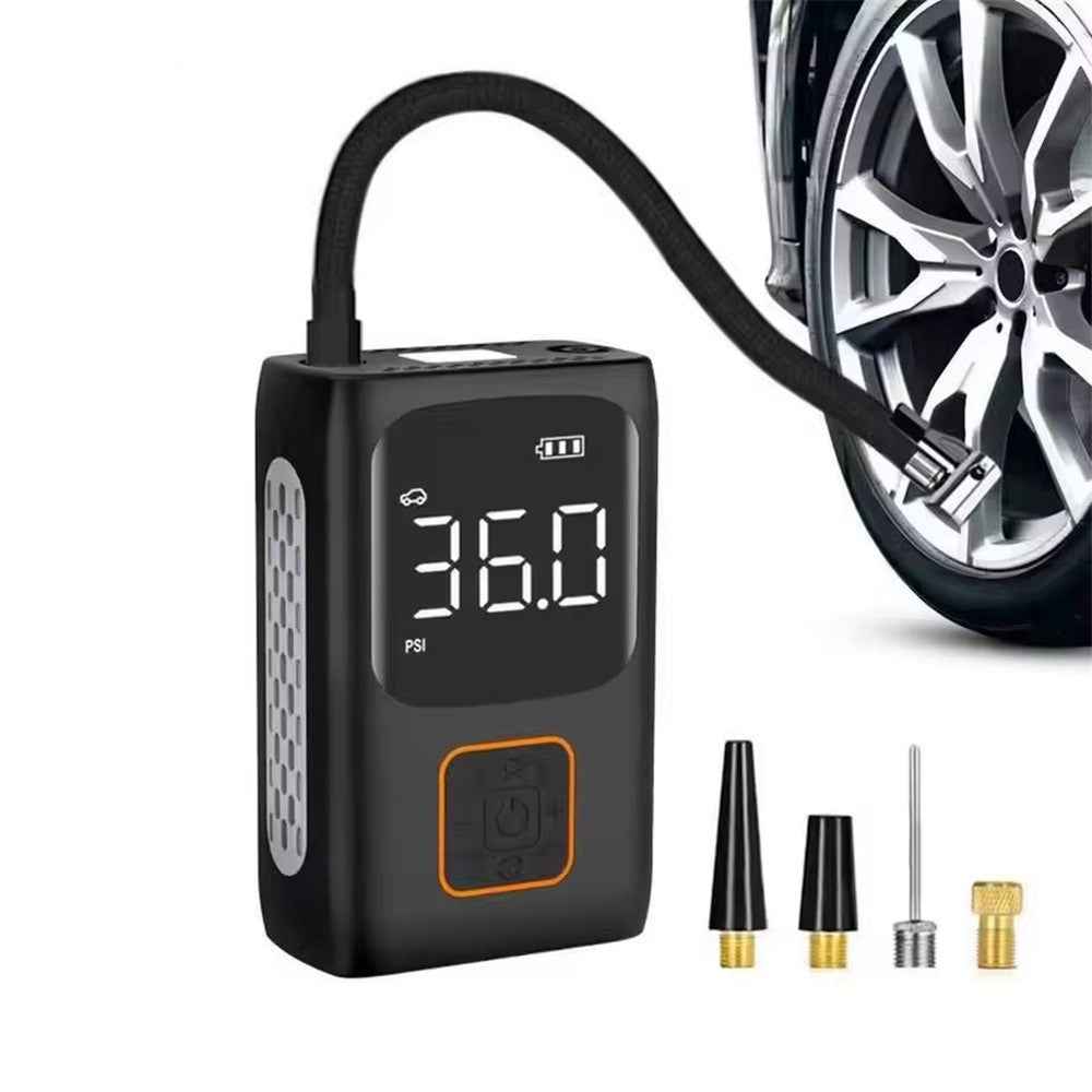 7.4V Car Tire Inflator 150 PSI Max Digital Display Portable Wireless Air Pump with LED Light