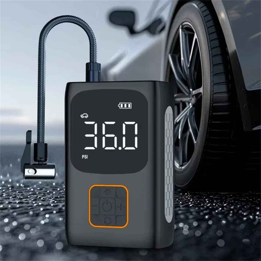 7.4V Car Tire Inflator 150 PSI Max Digital Display Portable Wireless Air Pump with LED Light