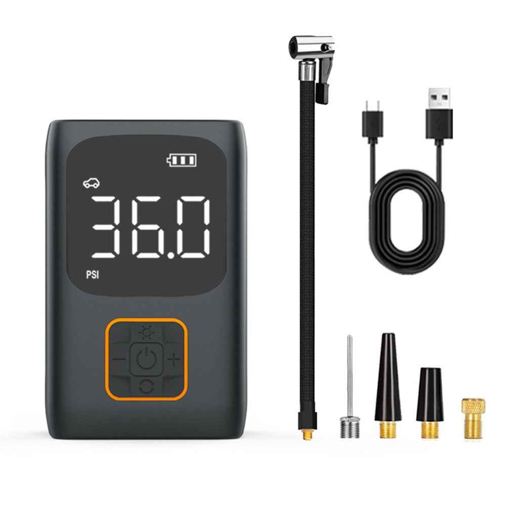 7.4V Car Tire Inflator 150 PSI Max Digital Display Portable Wireless Air Pump with LED Light