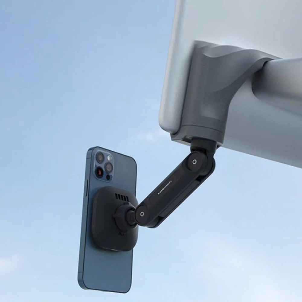 LD-TS1-M4 For Tesla Model 3  /  Y Central Control Screen Magnetic Cell Phone Holder Car 15W Wireless Charger Adjustable Phone Mount