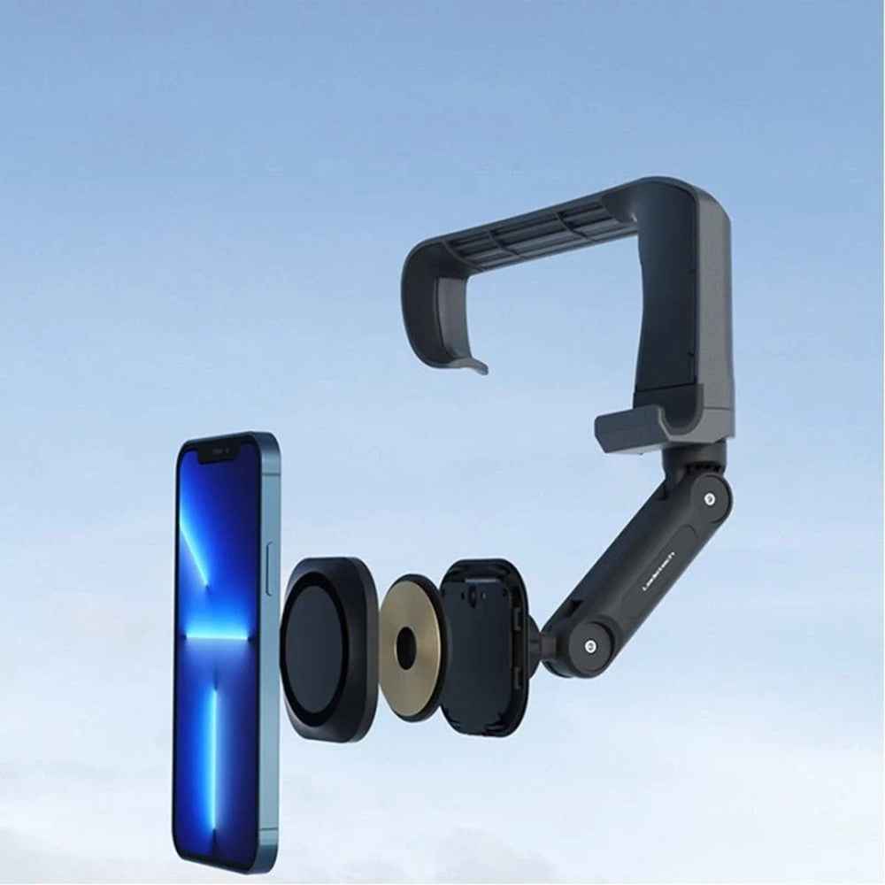 LD-TS1-M4 For Tesla Model 3  /  Y Central Control Screen Magnetic Cell Phone Holder Car 15W Wireless Charger Adjustable Phone Mount