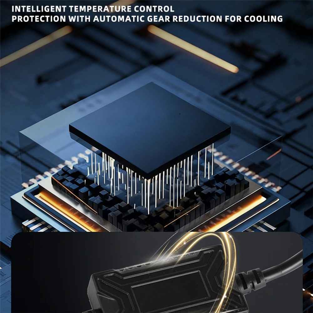30W LED Motorcycle Headlight 3 Color Modes IP67 Waterproof Die Cast Aluminum Front Lamp