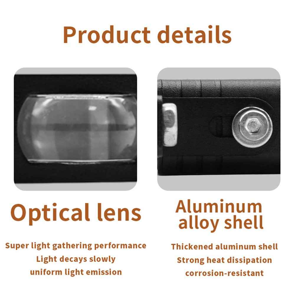 V81 4-LED Motorcycle Fog Light High Power Waterproof LED Headlight for Off-Road Truck SUV