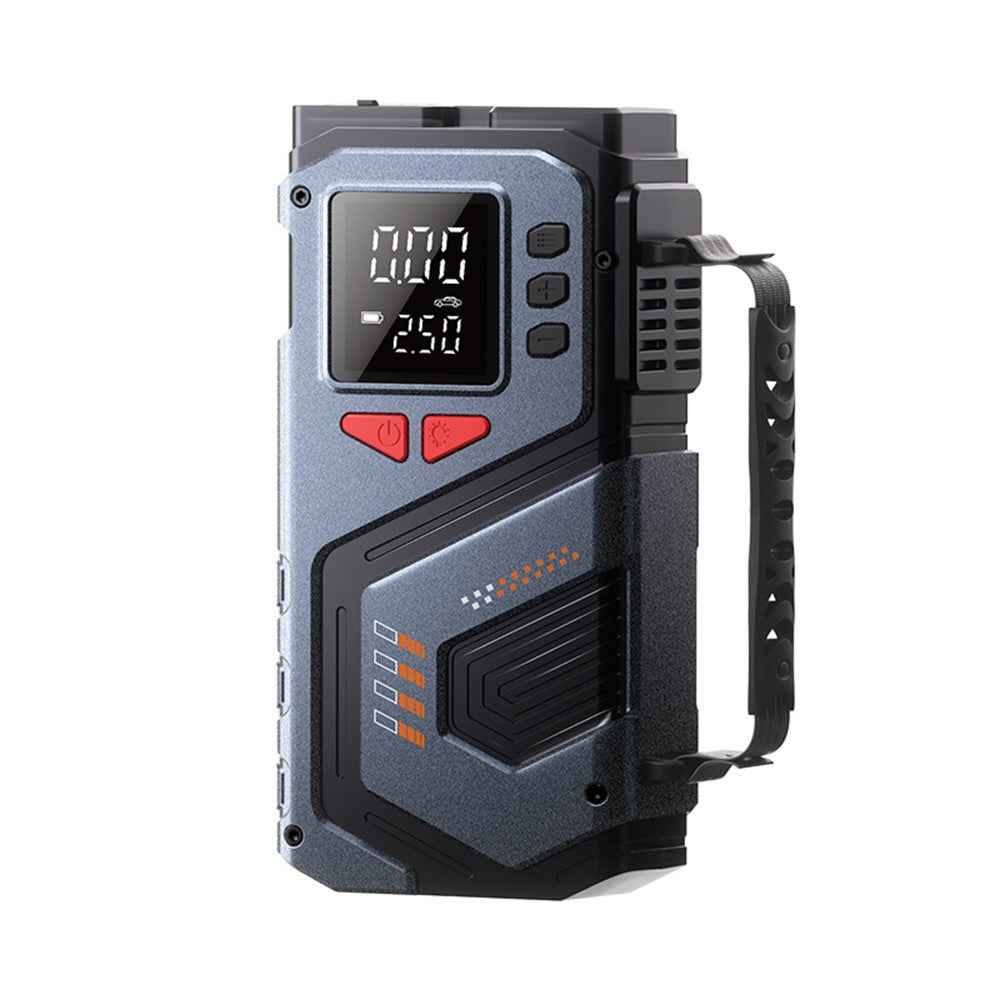 Multi-function Emergency Car Jump Starter Digital Display Wireless Tire Inflator with  SOS Mode and Flashlight