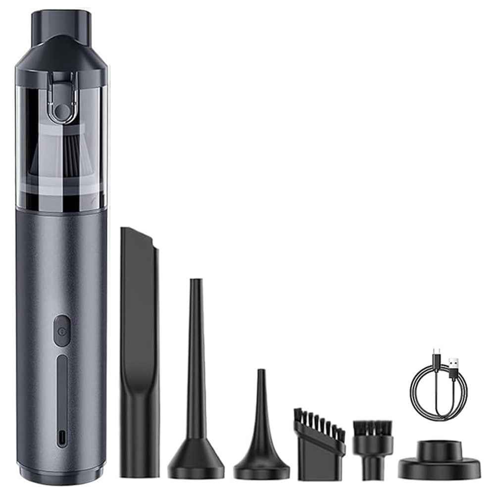 Portable Car Vacuum Cleaner 16000Pa High Suction Handheld Cordless Vacuum Blower for Auto / Home Cleaning - Grey