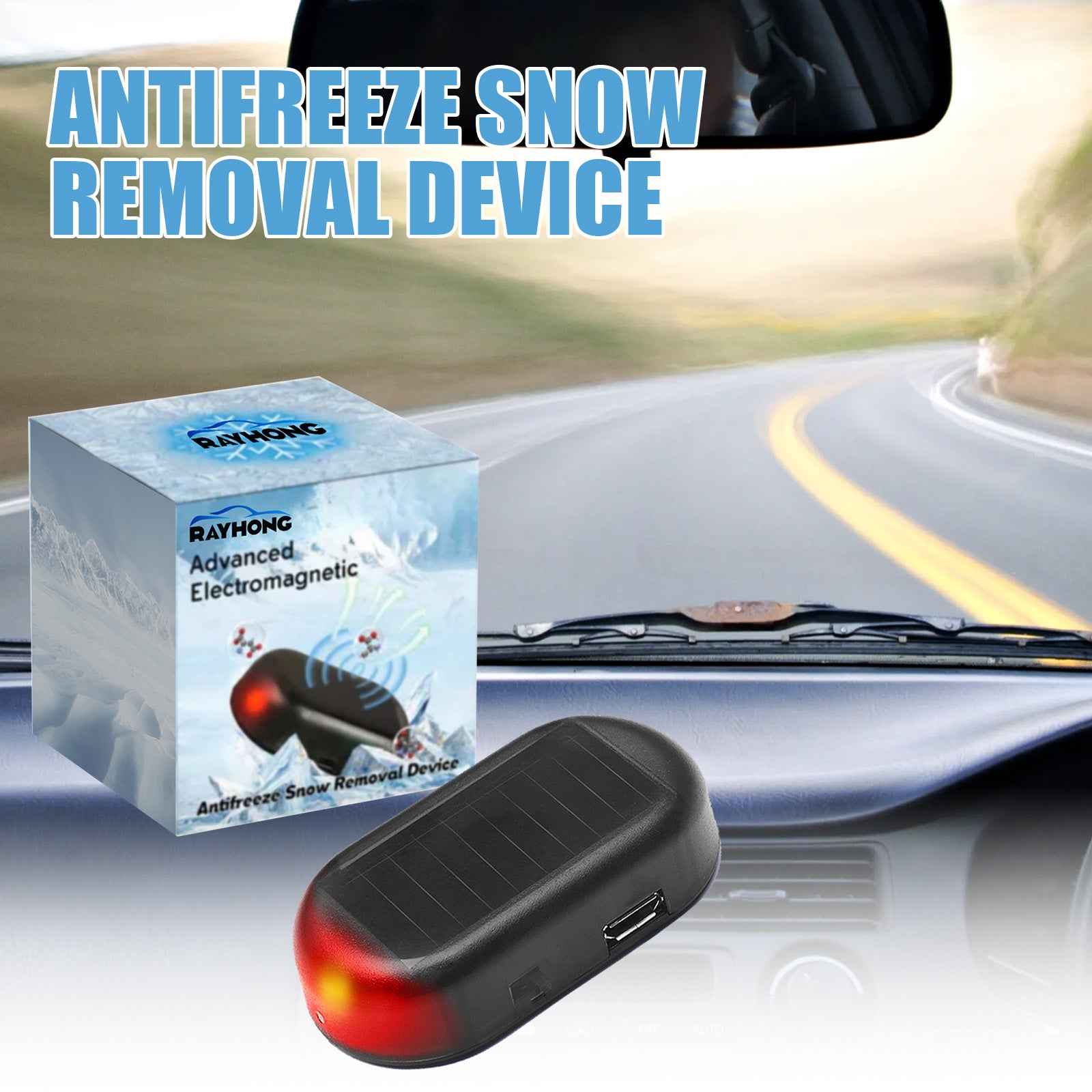 RAYHONG Car Windshield Snow Removal Instrument Electromagnetic Molecular Interference Anti-freeze Device