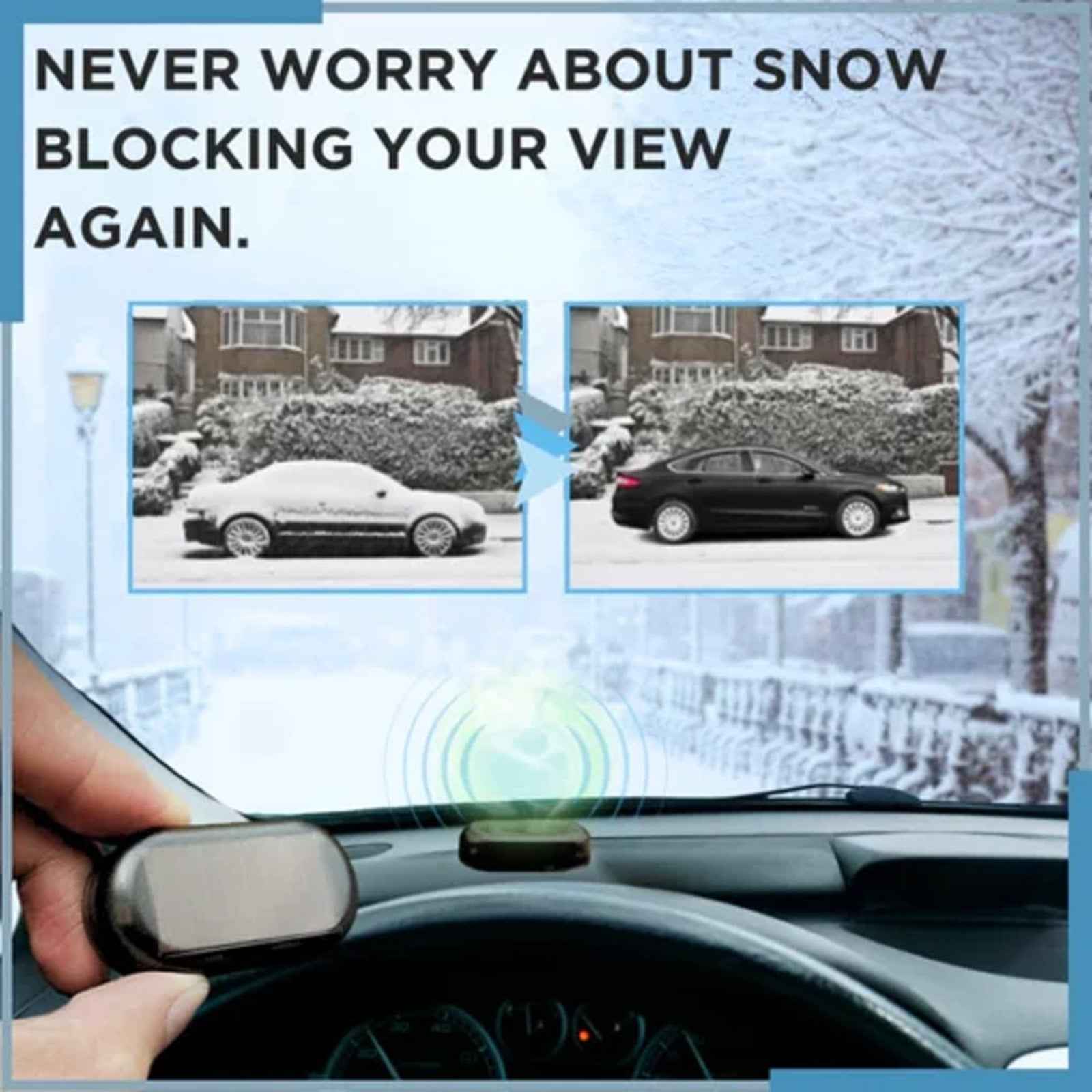 RAYHONG Car Windshield Snow Removal Instrument Electromagnetic Molecular Interference Anti-freeze Device