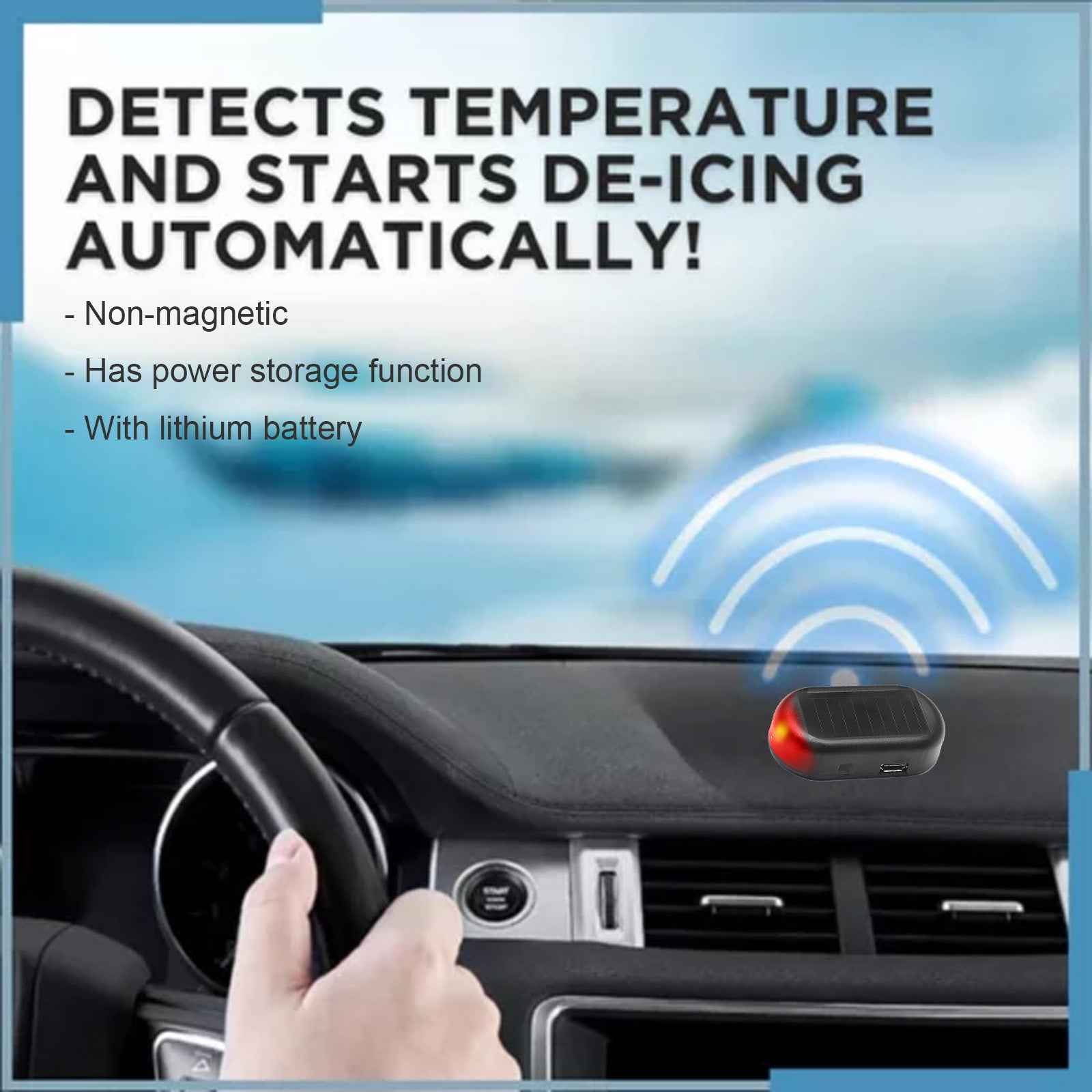RAYHONG Car Windshield Snow Removal Instrument Electromagnetic Molecular Interference Anti-freeze Device