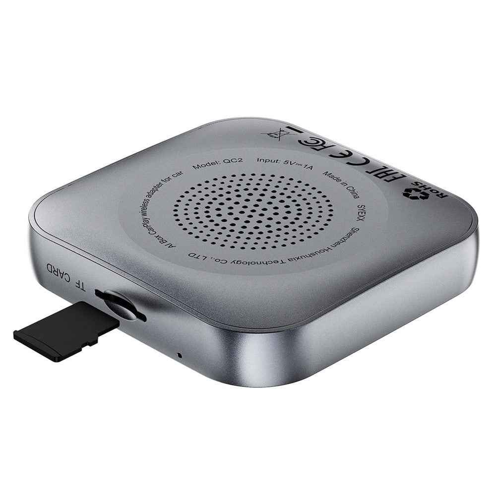 ACEFAST QC2 AI Box Car Play Wireless Adapter with TF Card Slot for Car Play / Android Auto Wire to Wireless Converter